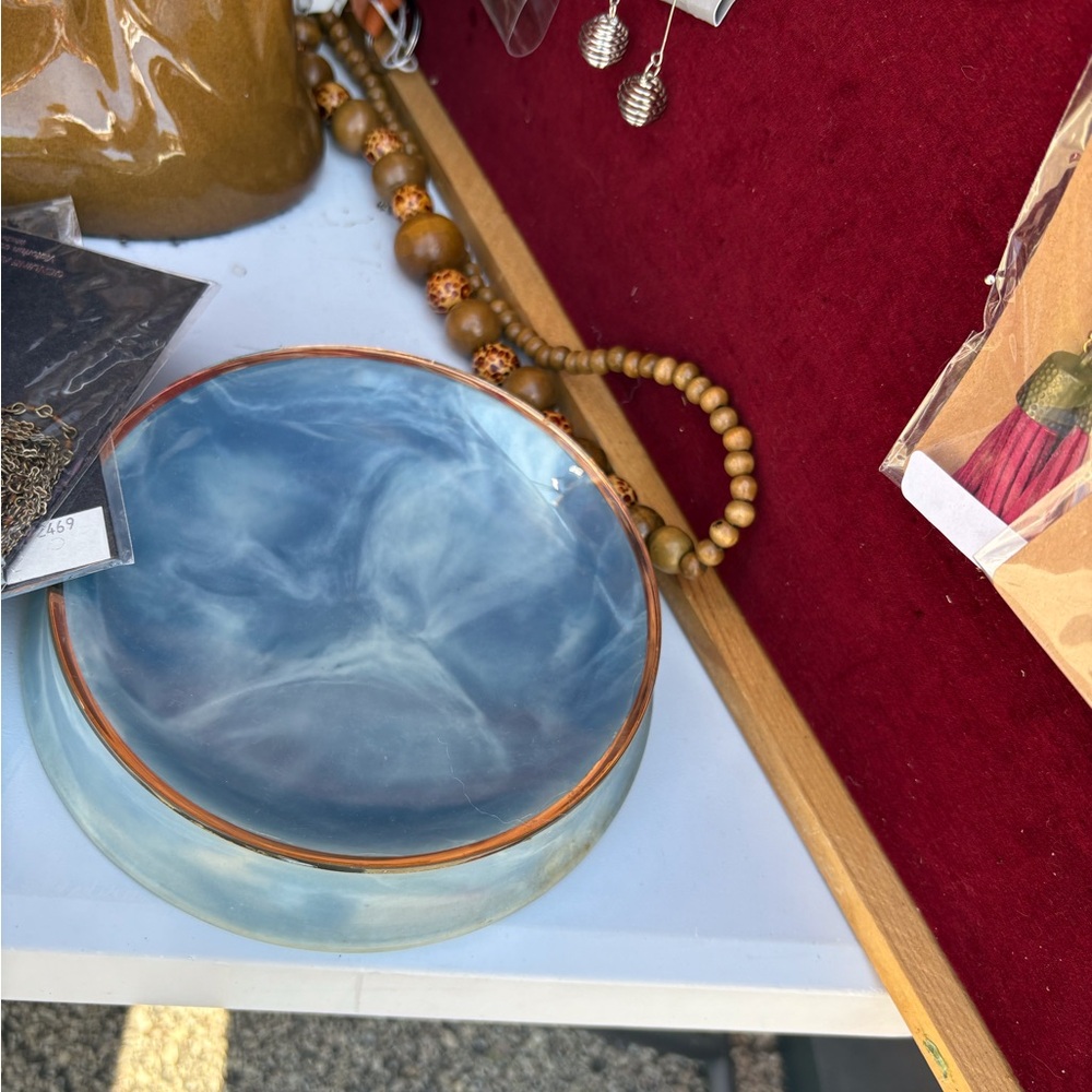 Blue and Brown Decor Accents